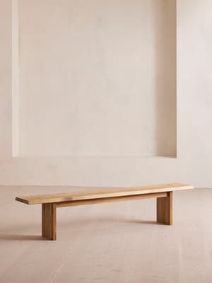 Matis Bench - Natural Oak - 220cm - Hover Image
