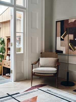 Jonas Armchair - Washed Linen Flax - Hover Image