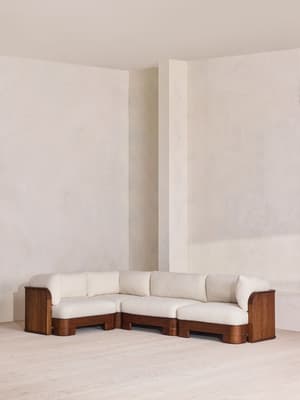 Odell Outdoor L-Shape Sofa - Off White - US - Listing Image