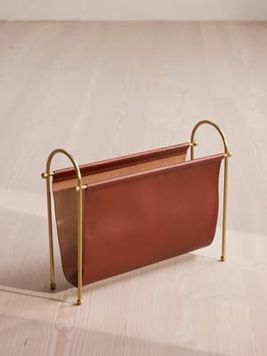 Meard Magazine Rack - Tan - Hover Image