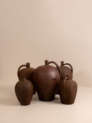 Vintage Cognac Bottles - France - Set of Five - Listing Image