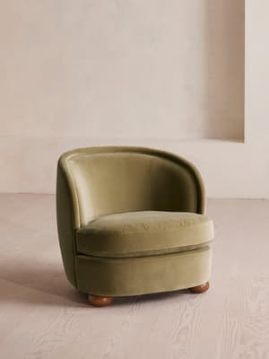 Blair Tub Armchair - Velvet - Lichen - US - Listing Image