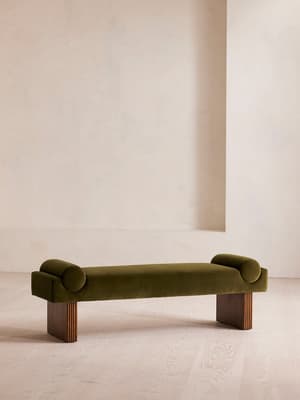Esther Bench - Velvet - Olive - US - Listing Image