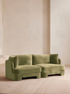 Odell Deeper Sit Modular Sofa - Three Seater - Velvet Lichen UK - Hover Image