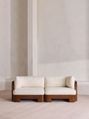 Odell Outdoor Three Seater Sofa - Off White - UK - Hover Image