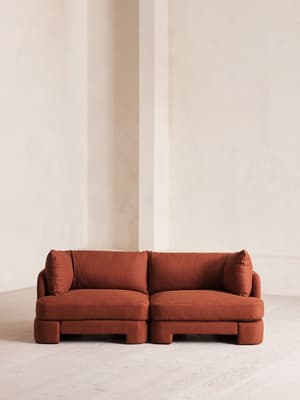 Odell Modular Sofa - Three Seater - Linen - Sienna - Listing Image