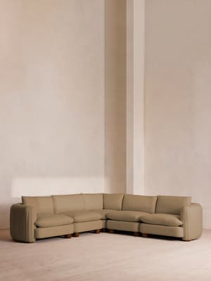 Vivienne Sectional Corner Sofa - Linen - Wheat - US - Listing Image