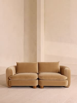 Vivienne Modular Sofa - Three Seater - Velvet Camel - Listing Image