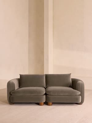 Vivienne Modular Sofa - Three Seater - Velvet Taupe - Listing Image