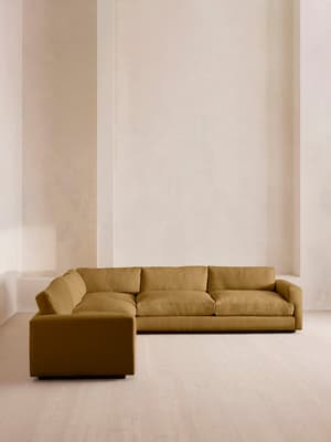 Mossley Corner Sofa - Linen - Ochre - Listing Image
