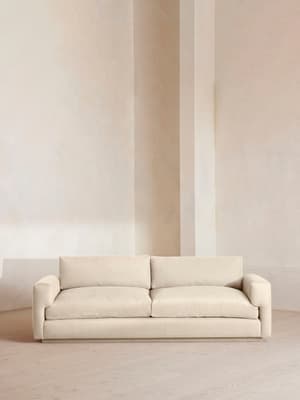 Mossley Three Seater Sofa - Linen - Bisque - Listing Image
