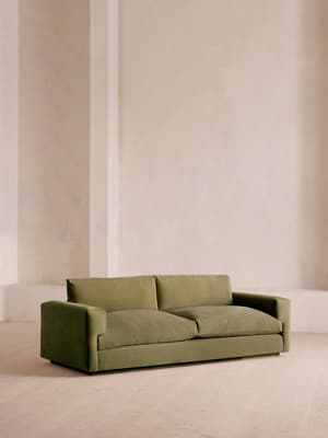 Mossley Three Seater Sofa - Velvet - Lichen - Listing Image