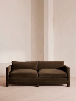Ashford Three Seater - Sofa - Velvet - Chocolate - Listing Image