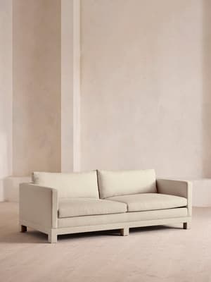 Ashford Three Seater Sofa - Linen - Bisque - Hover Image