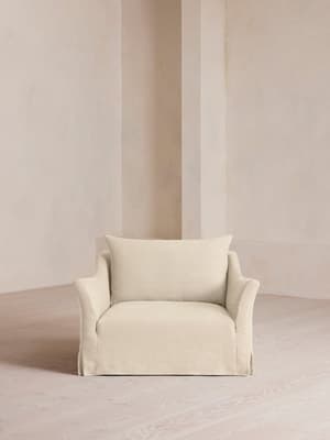 Roma Loveseat - Linen - Bisque - US - Hover Image