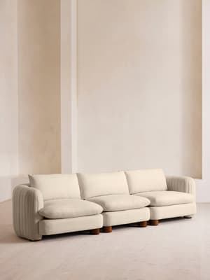 Vivienne Modular Sofa - Four Seater - Linen - Bisque - Hover Image