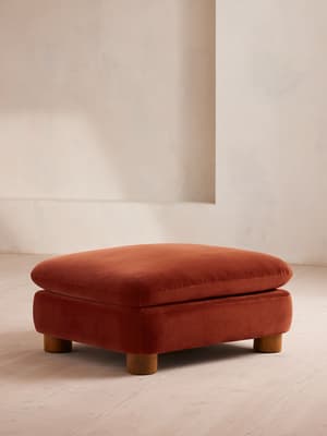 Vivienne Ottoman - Velvet Rust - US - Listing Image