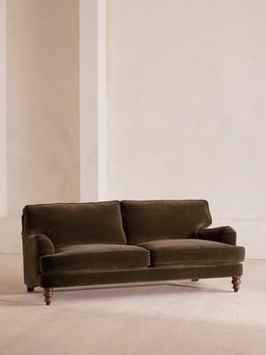 Arundel Three Seater - Sofa - Velvet - Chocolate - Hover Image