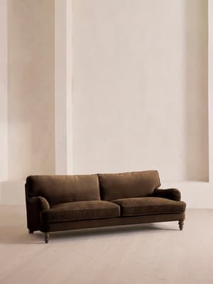Arundel Four Seater - Sofa - Velvet - Chocolate - Hover Image