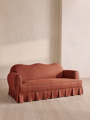 Madelyn Three Seater Sofa - Linen - Sienna - UK - Hover Image