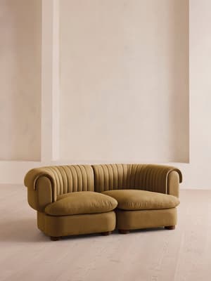 Rava Modular Sofa - Three Seater - Linen - Ochre - Hover Image