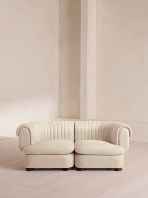 Rava Sectional Sofa - Three Seater - Linen - Bisque - US - Listing Image