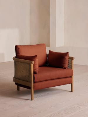 Sydney Armchair - Linen - Sienna, - Listing Image