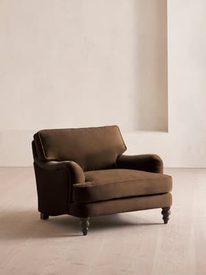 Arundel Loveseat - Velvet - Chocolate - Listing Image