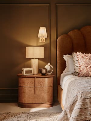 Remi Stone Table Lamp - Cream - Listing Image