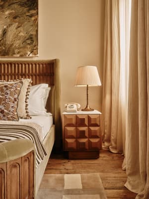 Marius Bedside Table - Small - Arabescato Corchia Marble - Listing Image
