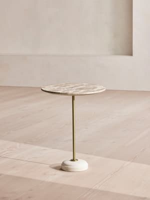 Fleet Side Table - Medium - Kapri Marble - Listing Image
