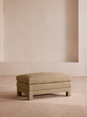 Ashford Ottoman - Linen - Wheat - Listing Image