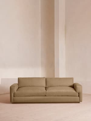 Mossley Three Seater Sofa - Linen - Wheat - Hover Image