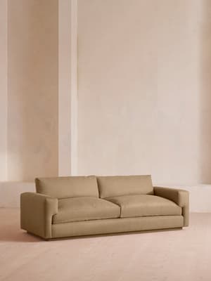 Mossley Three Seater Sofa - Linen - Wheat - Listing Image