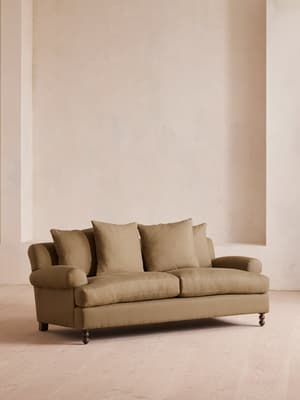 Audrey Two Seater - Sofa - Linen - Wheat - Listing Image