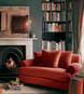 Audrey Loveseat - Velvet Rust - Listing Image