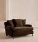 Audrey Loveseat - Sofa - Velvet - Chocolate - US - Listing Image
