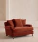 Audrey Loveseat - Velvet Rust - Hover Image