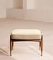 Theodore Footstool - Velvet - Porcelain - US - Hover Image