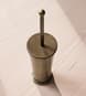 Charlton Toilet Brush - Brass - Hover Image