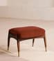 Theodore Footstool - Velvet - Rust - US - Listing Image