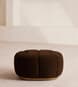 Garret Footstool - Velvet - Chocolate - Listing Image