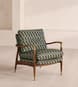 Theodore Armchair - Vende Jacquard - Olive - US - Hover Image