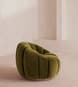 Garret Armchair - Velvet - Olive - US - Hover Image