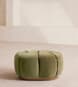 Garret Footstool - Velvet ,Lichen - Hover Image