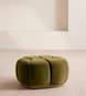 Garret Footstool - Velvet - Olive - Listing Image