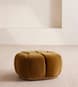 Garret Footstool - Velvet - Mustard - Listing Image