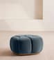 Garret Footstool - Velvet - Grey Blue - Listing Image