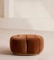 Garret Footstool - Velvet Cinnamon - UK - Hover Image