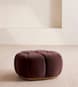 Garret Footstool - Velvet Aubergine - UK - Listing Image
